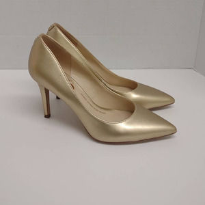 Circus Sam Edelman Gold Stiletto Pump Heels Women's Size 5.5